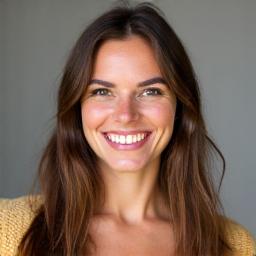 Lea Weber, lächelnd, Spezialistin für Familienspiele.